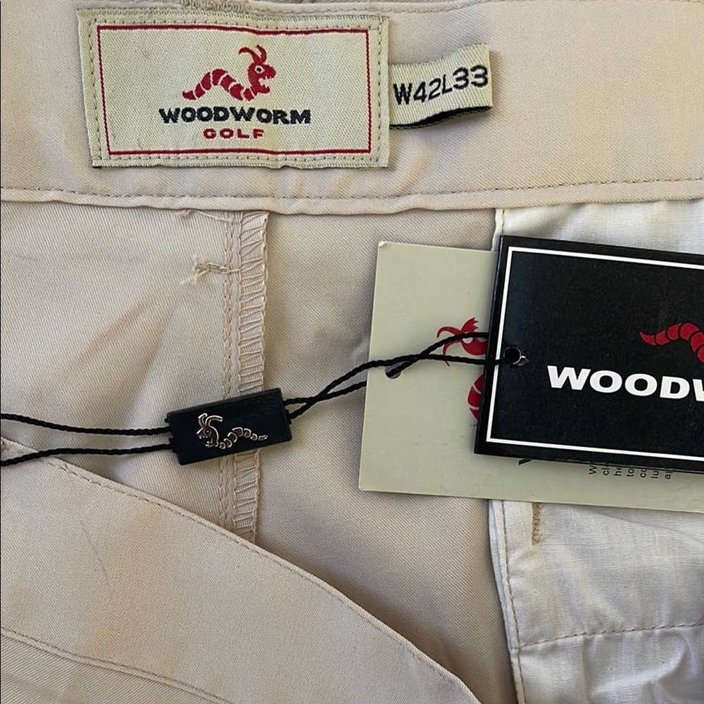 Woodworm Performance Men's Golf Pants size 42x33 - NWT - Picture 2 of 2